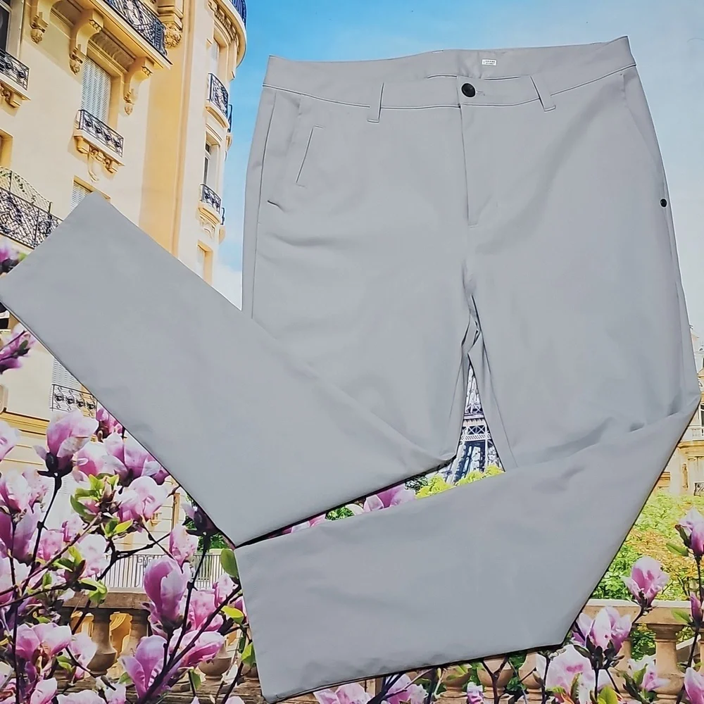 Vuori Men's Light Gray Chinos Pants 34x30 - Picture 2 of 9